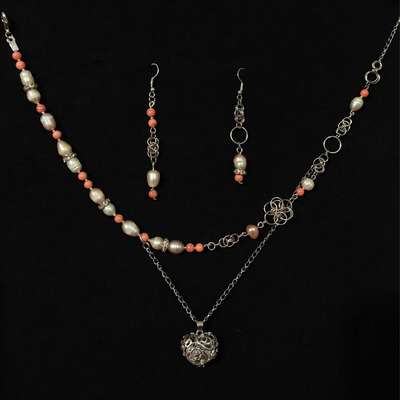 Комплект серьги+колье